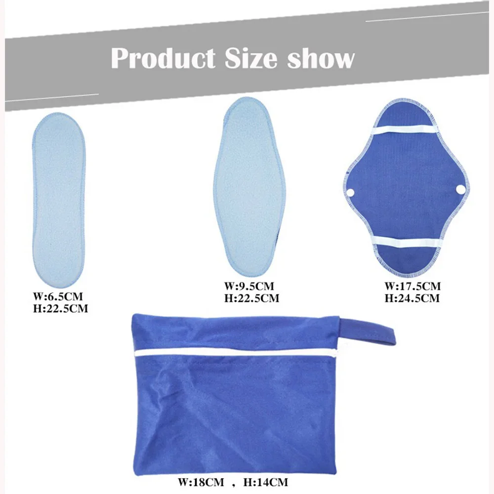 女性用の洗える再利用可能な生理用ナプキン,柔らかい月経パッド - Cloth Pad Reusable のレビューと価格