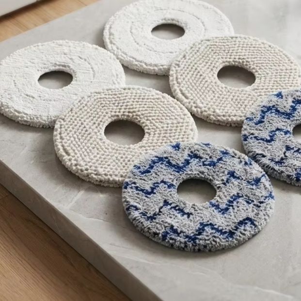 6 個のマイクロファイバーモップパッド Mijia オールイ - Cloth Pad Reusable のレビューと価格