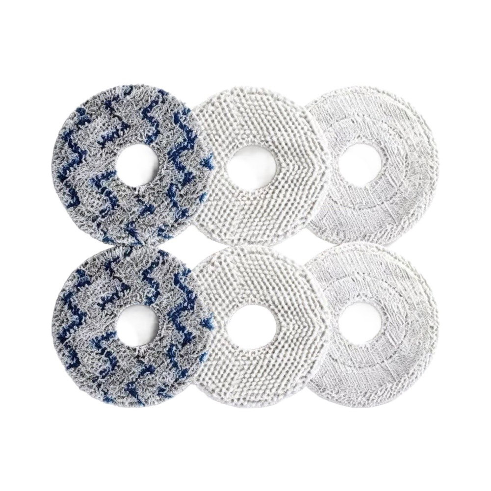 6 個のマイクロファイバーモップパッド Mijia オールイ - Cloth Pad Reusable のレビューと価格